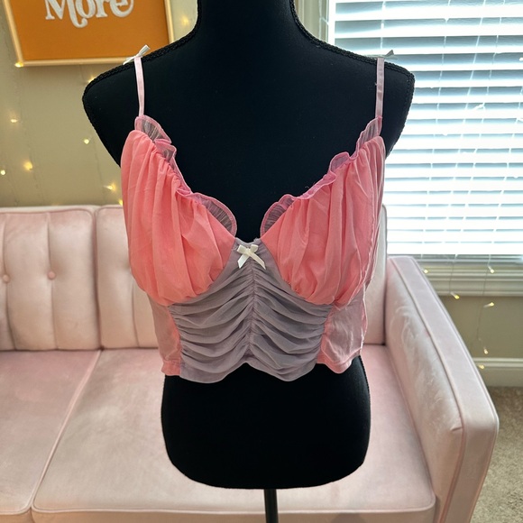 SHEIN Tops - Plus Size 2X SHEIN Pink and Lavender Camisole